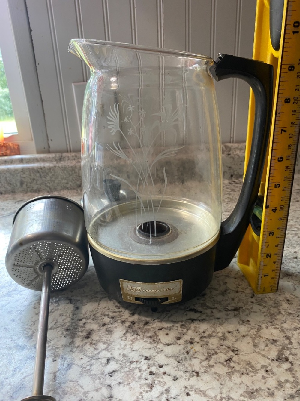 MCM vintage Glass Coffee Percolator - Picture 7 of 8